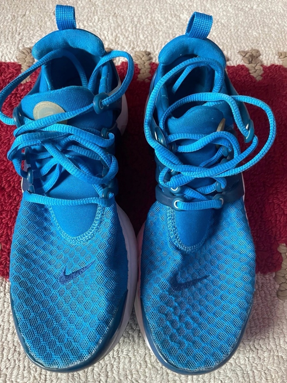 Nike Bright Blue Mesh Running Shoes